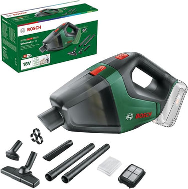 Bosch Home and Garden Aspirador a batería UniversalVac 18 (sin batería, Sistema de 18 voltios, en una Caja)
